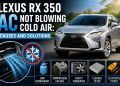 Lexus RX 350 AC Not Blowing Cold Air