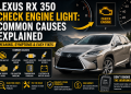 Lexus RX 350 Check Engine Light