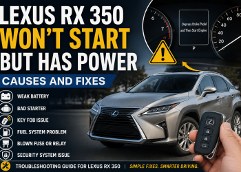 Lexus RX 350 Won’t Start But Has Power
